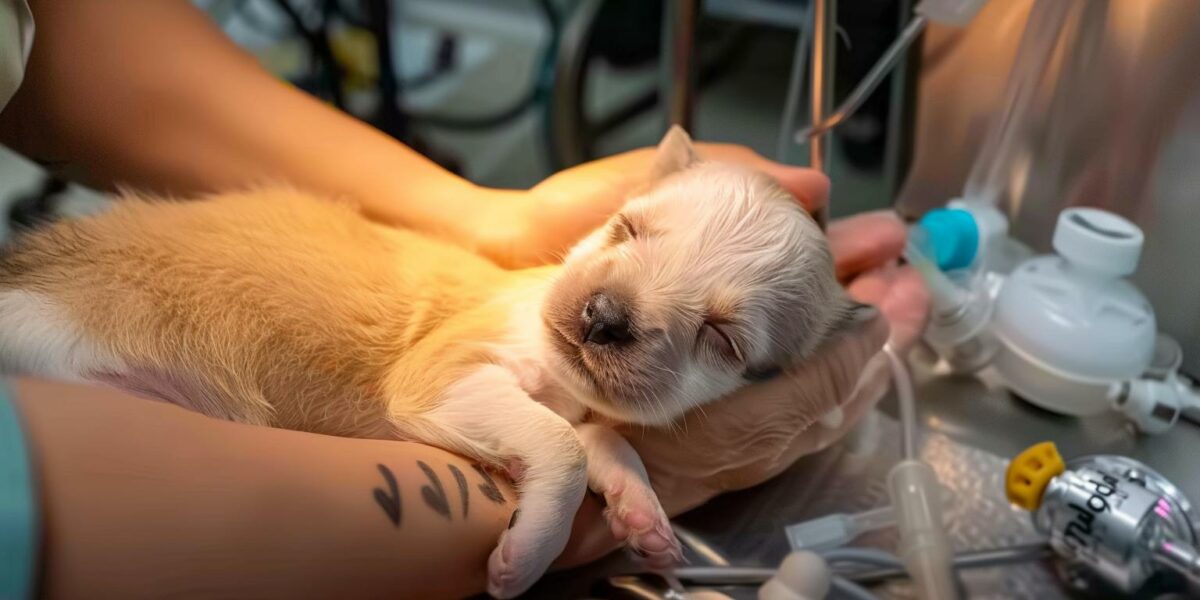 Vets' Bold Decision Saves Blind Puppy from Certain Death