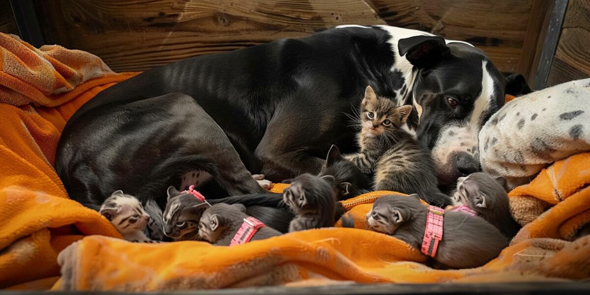 Witness the Unexpected Addition to This Great Dane's Family That Will Melt Your Heart