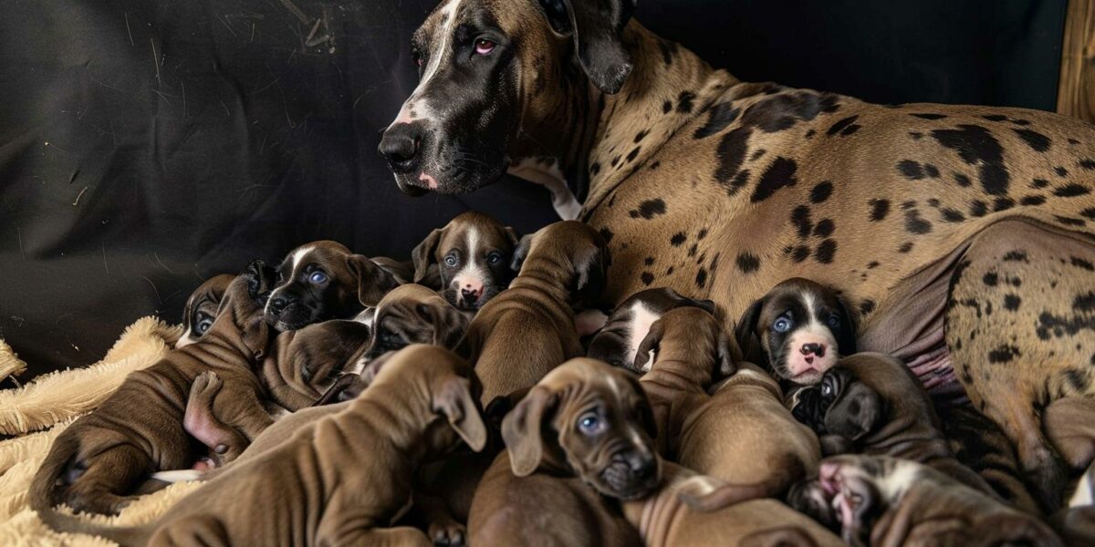 Your Heart Will Melt When You See What This Great Dane Mom Did