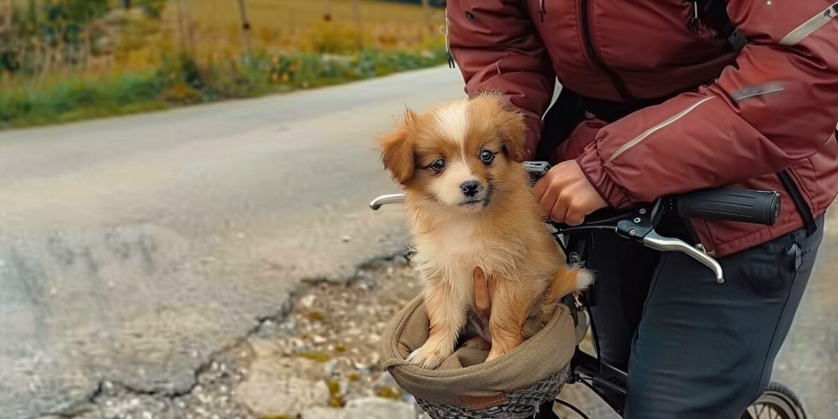 A Cyclist's Unexpected Companion: How a Stray Puppy Transformed His Journey