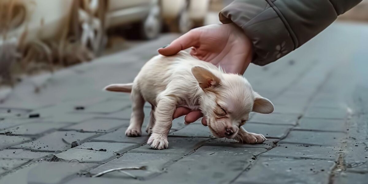 A Newborn Puppy’s Heart-Wrenching Struggle for Survival and Love
