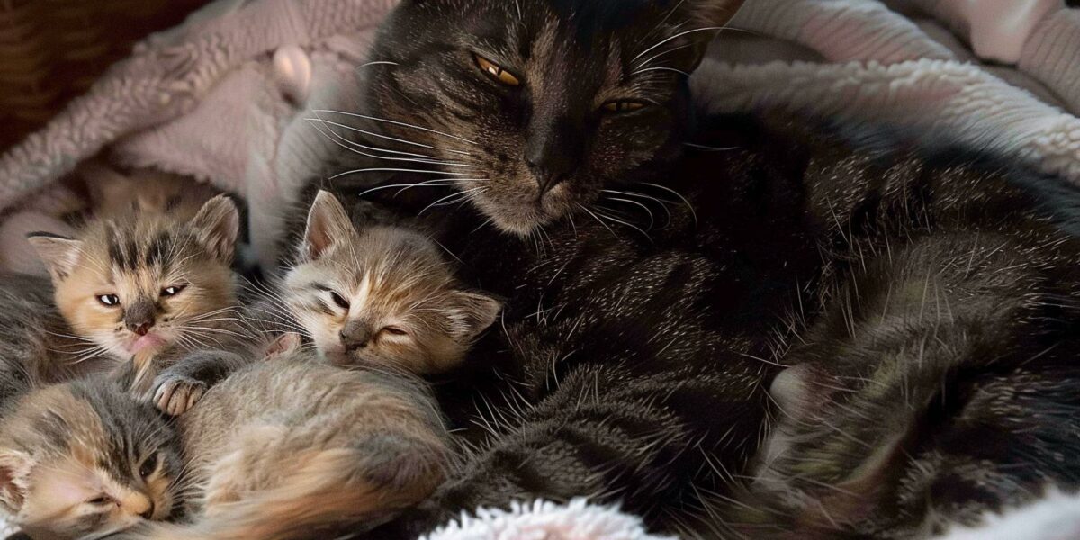 A Stray Cat's Miraculous Journey: From Streets to Motherhood Indoors