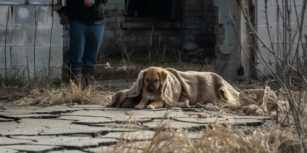 Abandoned Puppy in Desolate Building Finds Hope Through Tearful Rescue