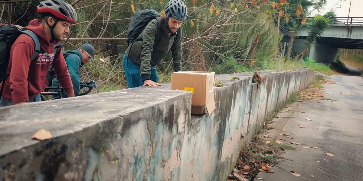 Cyclists Discover an Unbelievable Surprise Inside an Abandoned Box