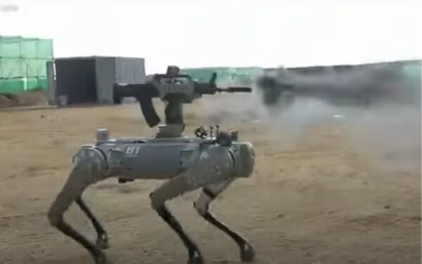 Descubra el asombroso poder del nuevo perro de guerra robótico-1 de China