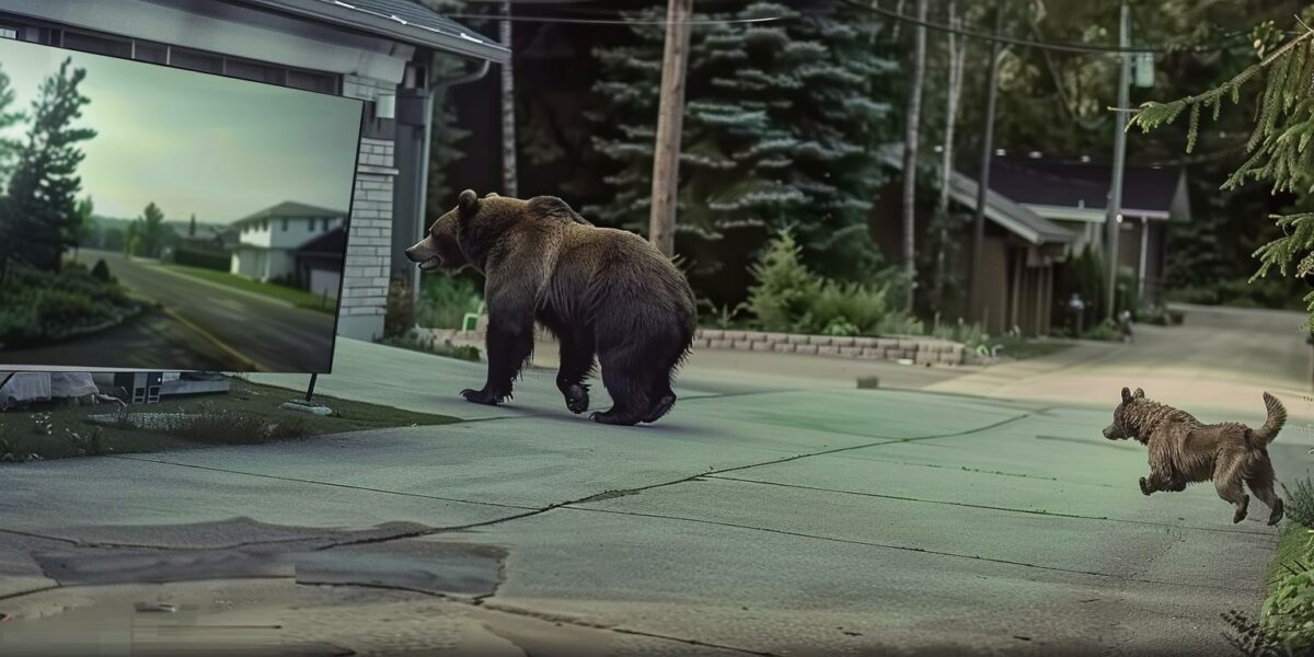 Dog's Brave Face-Off With Bear Leaves Owners in Awe