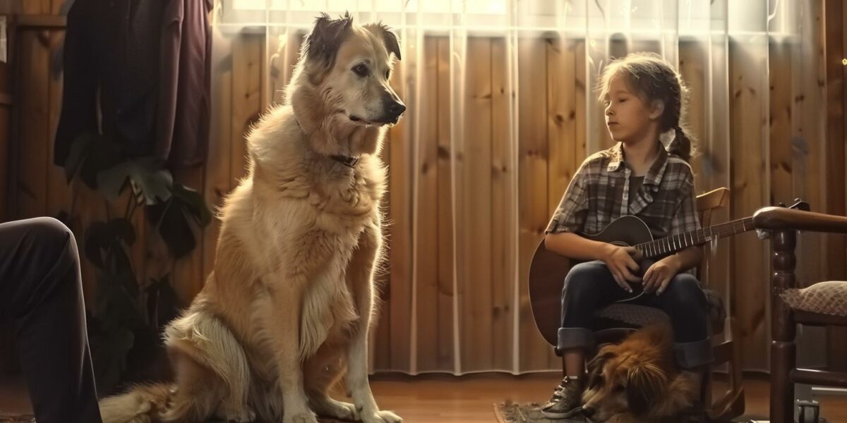 Father-Daughter Duo's Soulful Serenade for Their Beloved Dog Will Melt Your Heart