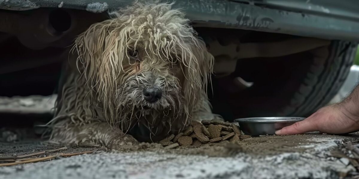 From Despair to Joy: The Heartbreaking Journey of a Starving Dog Found Under a Car