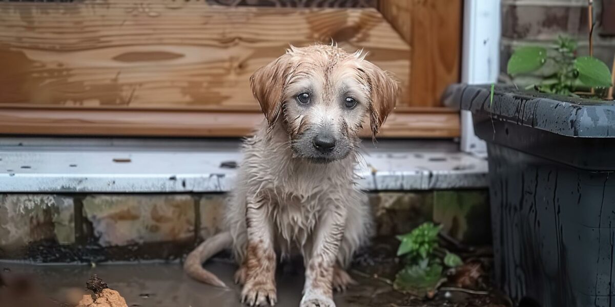 From Stormy Night to Warm Embrace: The Journey of a Shivering Pup