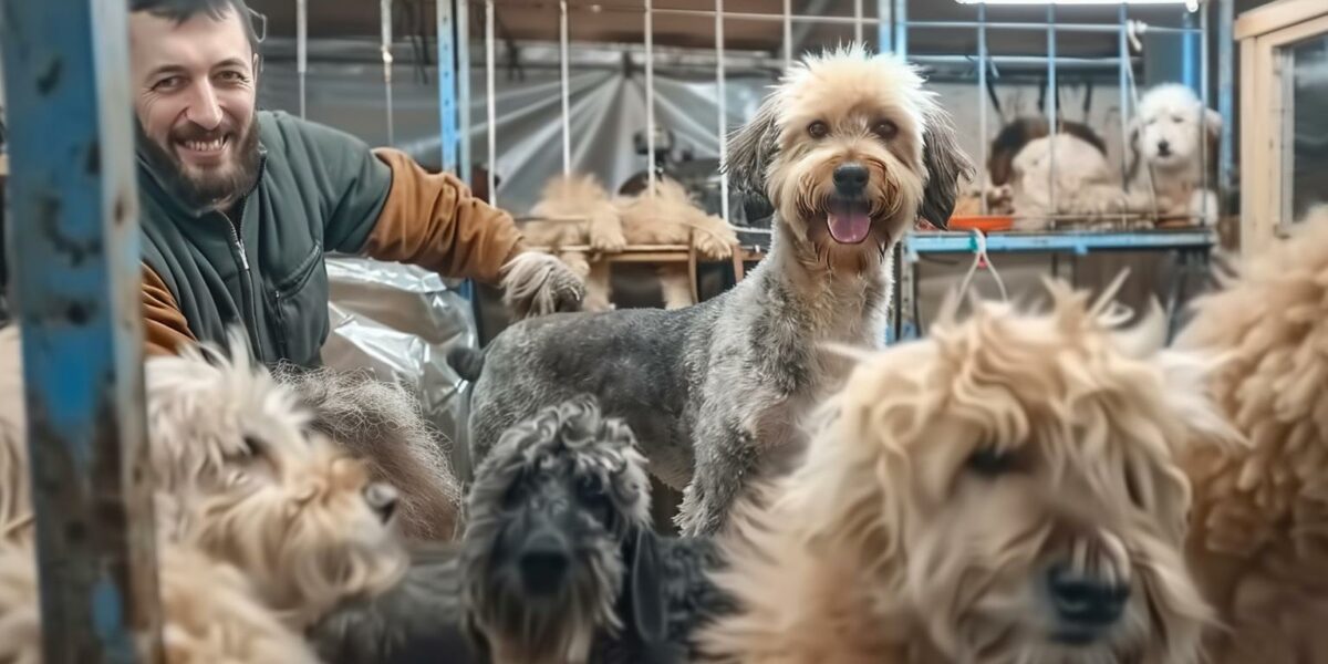 Incredible Rescue: Dog Transforms After Groomer Removes 14 Pounds of Fur