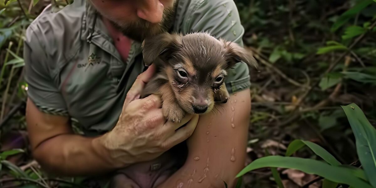 Man's Heartfelt Rescue of a Helpless Pup: A Tale of Miraculous Survival