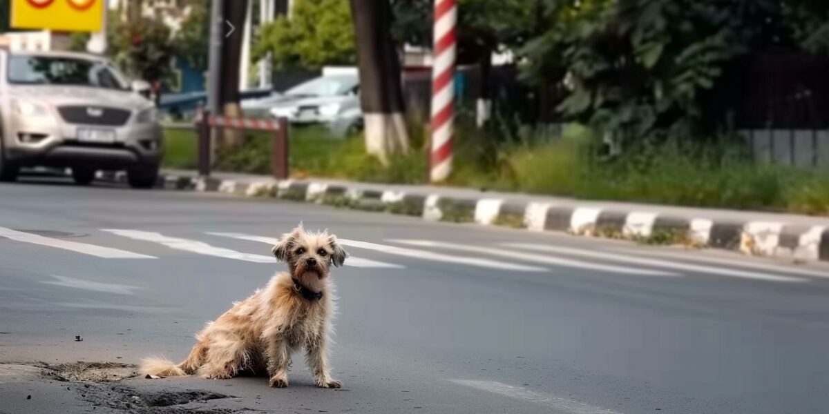 Stray Dog's Life Takes Unbelievable Turn After Meeting a Kind Stranger