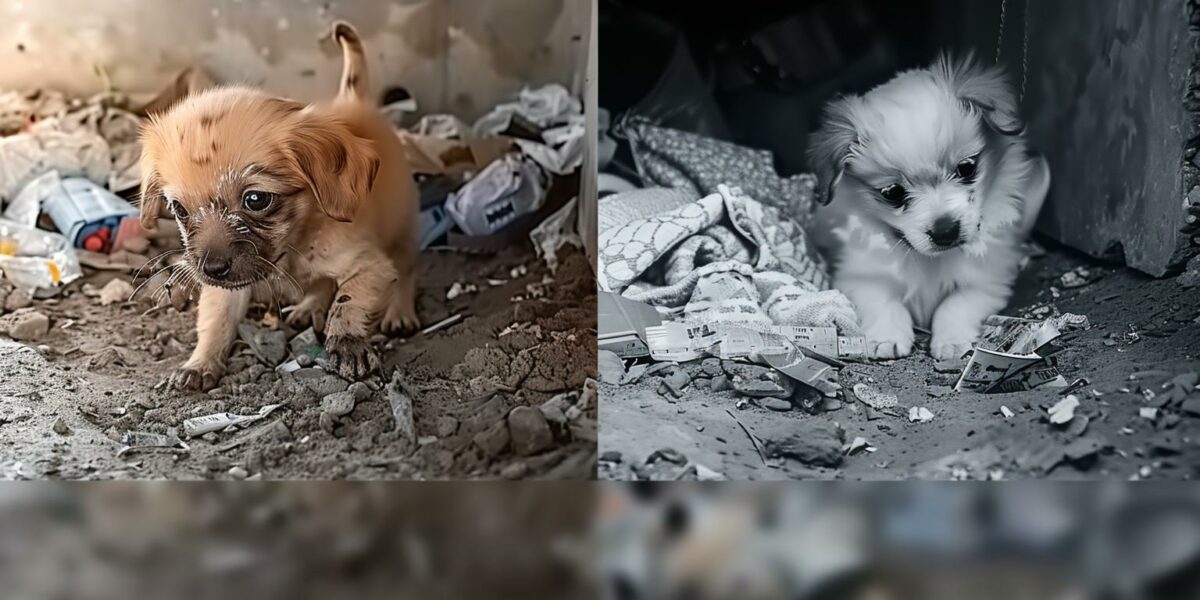 Stray Pup’s Miraculous Transformation: From Trash Heap to Treasured Friend