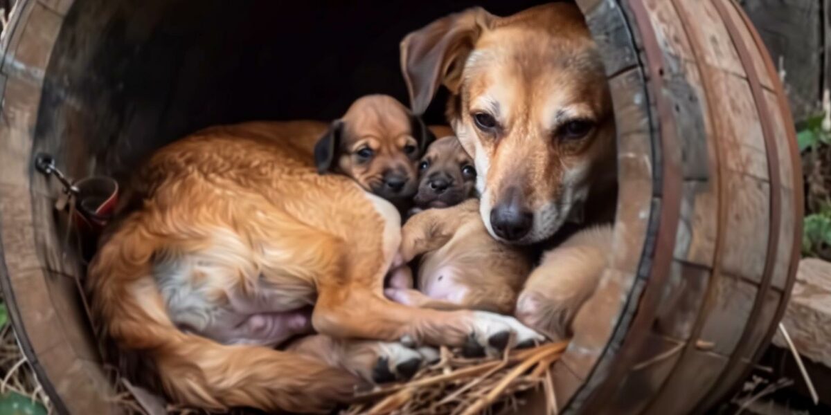 The Heart-Wrenching Tale of a Grieving Mama Dog's Fight for Survival