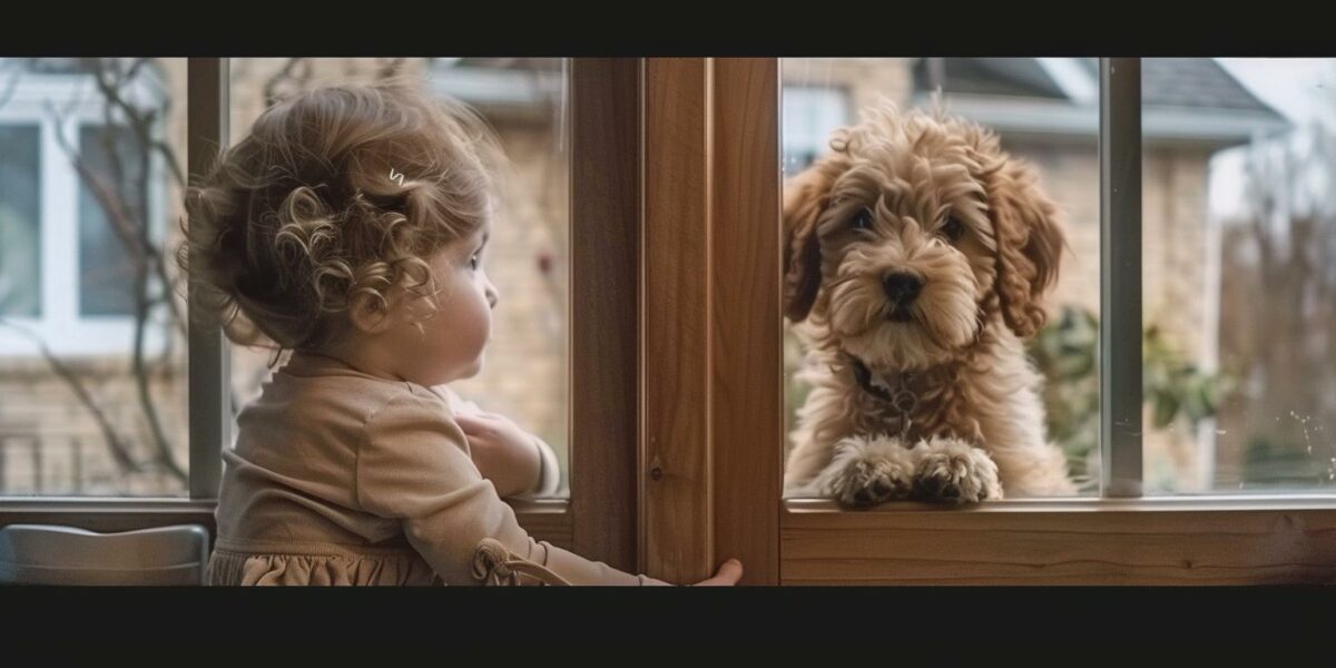 Witness Pure Joy as Twin Girls and Their Puppy Await Big Brother's Arrival with Glee