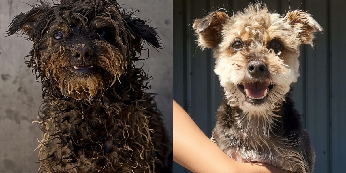 Witness the Astonishing Transformation of a Neglected Stray Dog