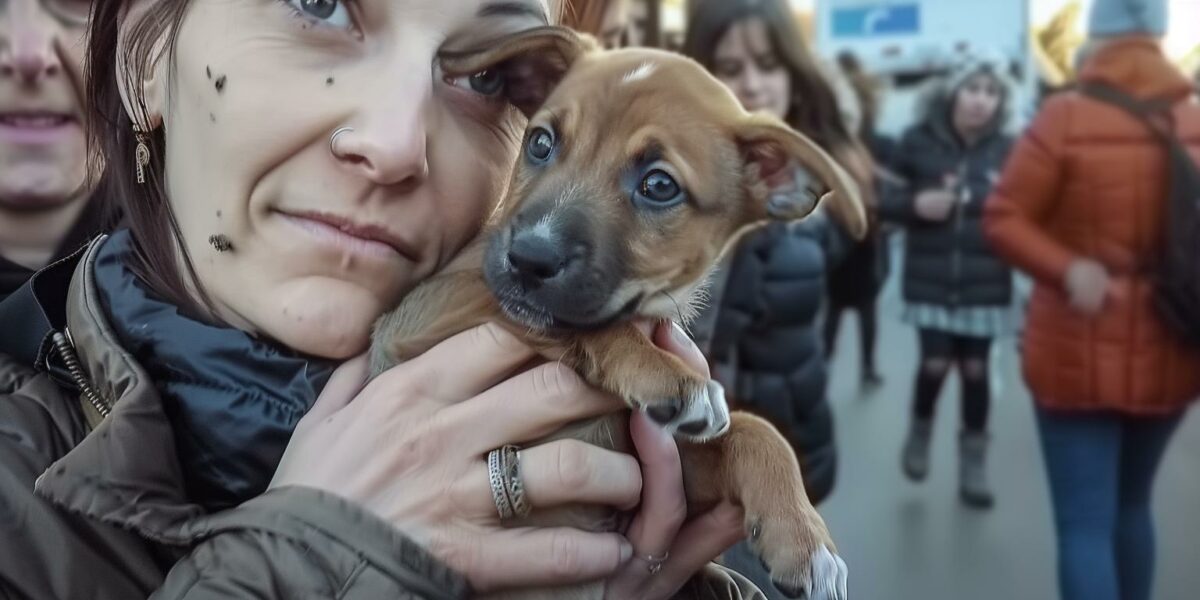 Woman's Brave Rescue Mission: A Heartfelt Saga of Three Puppies