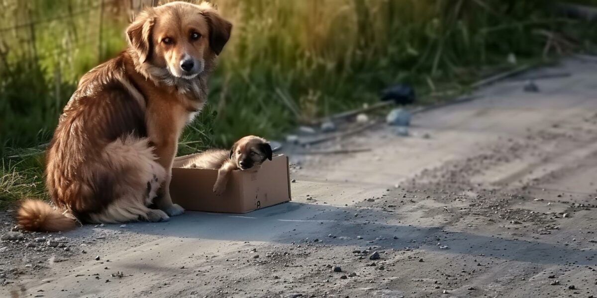 A Mother's Plea: The Struggle to Save Her Helpless Puppies