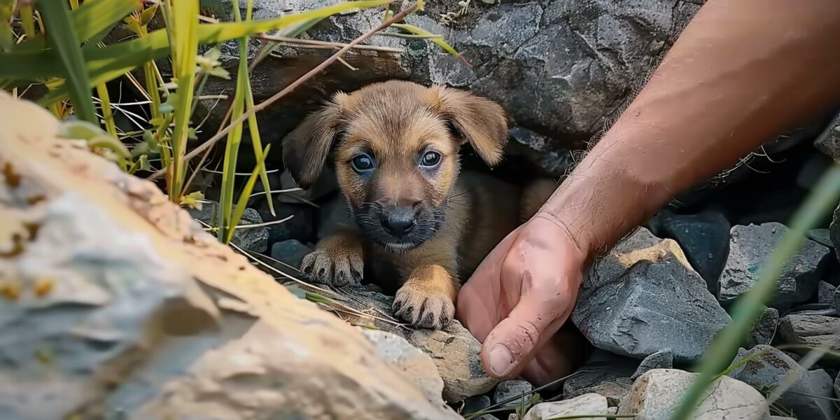 Brave Rescuer's Heartfelt Mission: Puppy Found in Desperate Condition