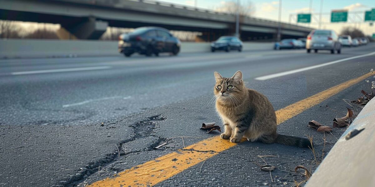 Man's Heart Races When He Discovers What That Fluffy Roadside Ball Really Was