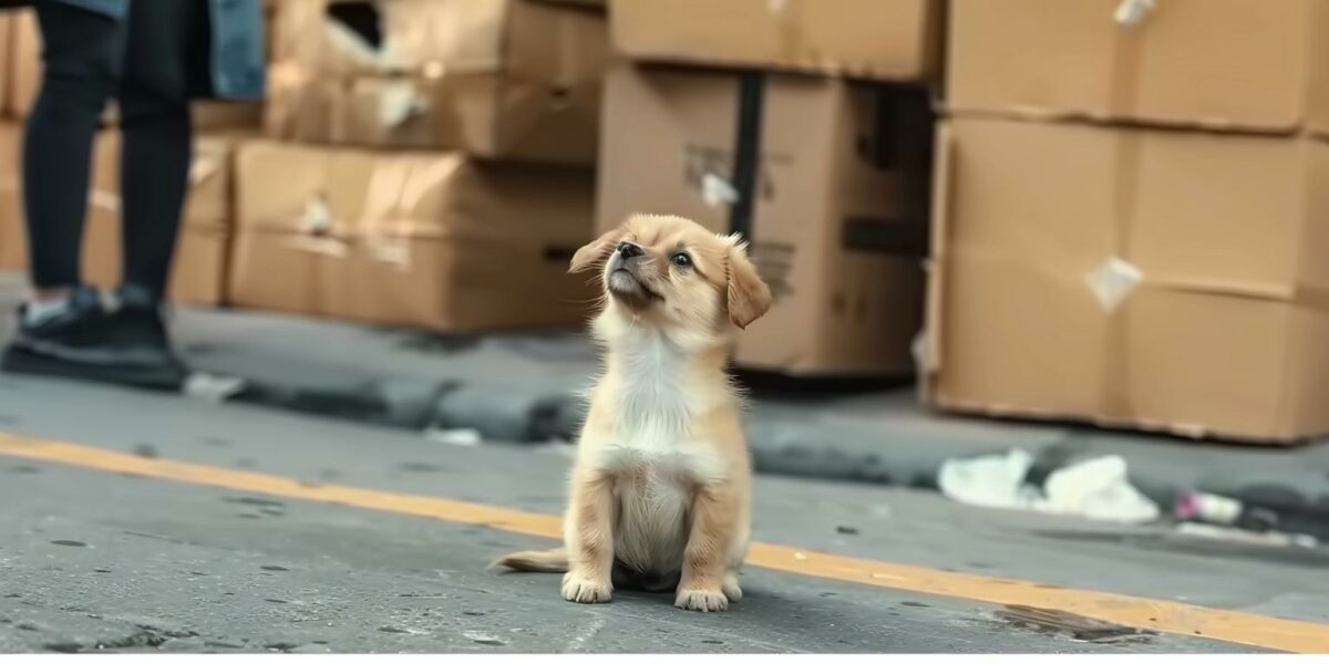 Puppy's Heartfelt Plea Captures the Kindness of a Stranger