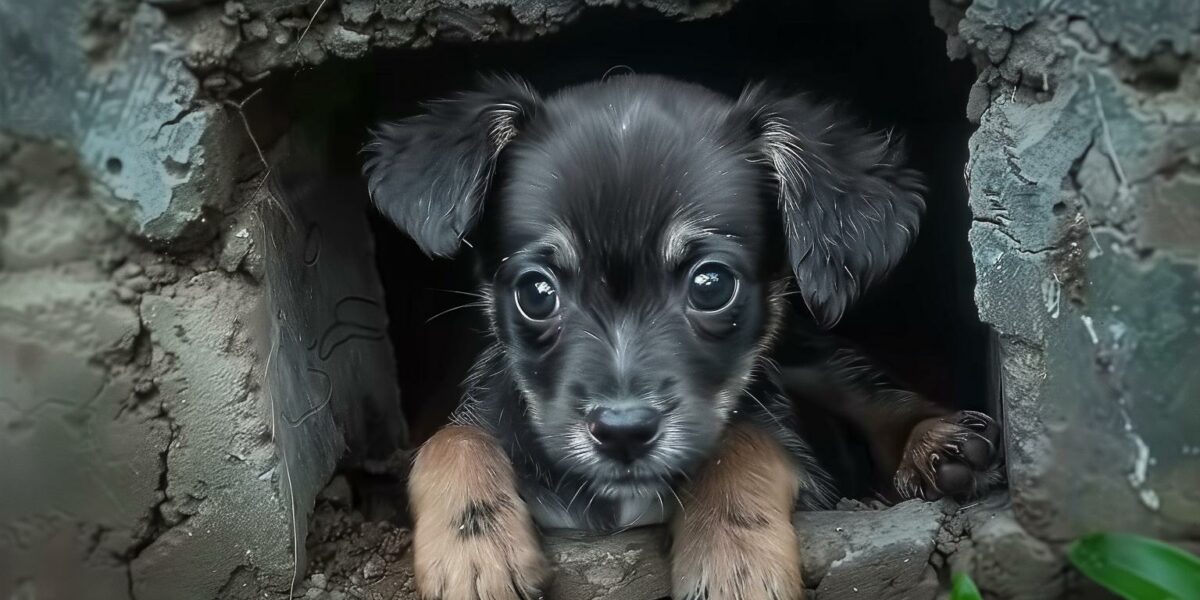 Rescued From Despair: Puppy Finds Hope in the Unlikeliest Place