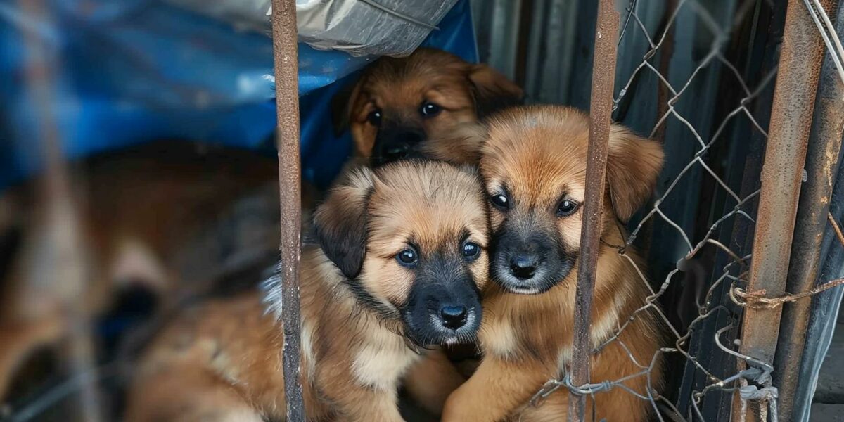 Rescuers Overwhelmed By Puppies' Touching Bond In Crisis