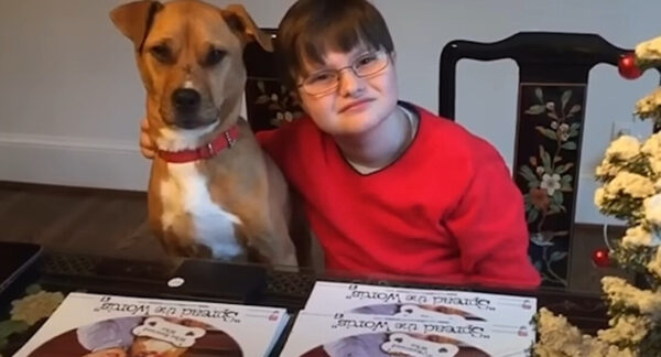 Resilient Pittie Overcomes Trauma to Transform Autistic Boy's Life-1