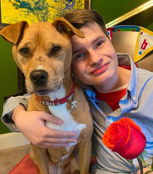 Resilient Pittie Overcomes Trauma to Transform Autistic Boy's Life-1