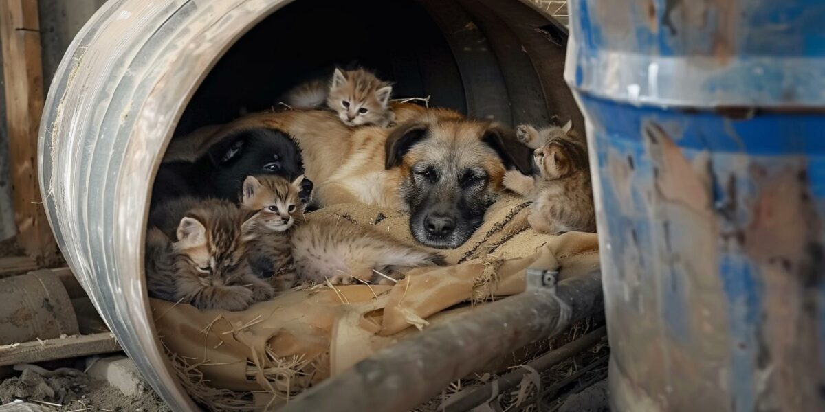 Unexpected Discoveries Inside a Dog's Barrel Home