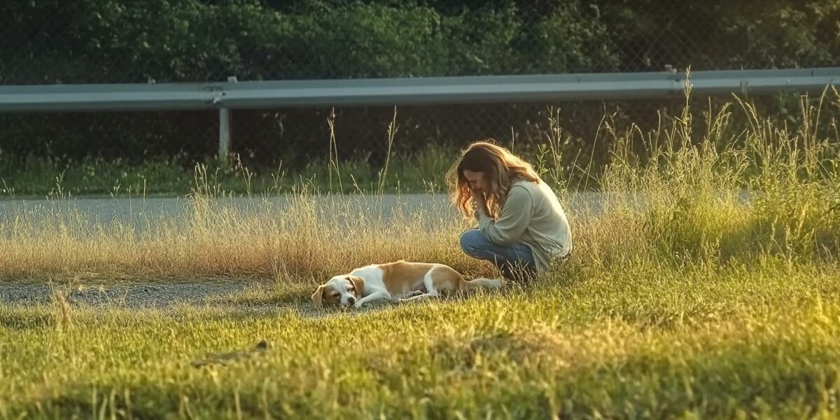 A Woman's Unexpected Discovery by the Highway Leaves Her in Tears