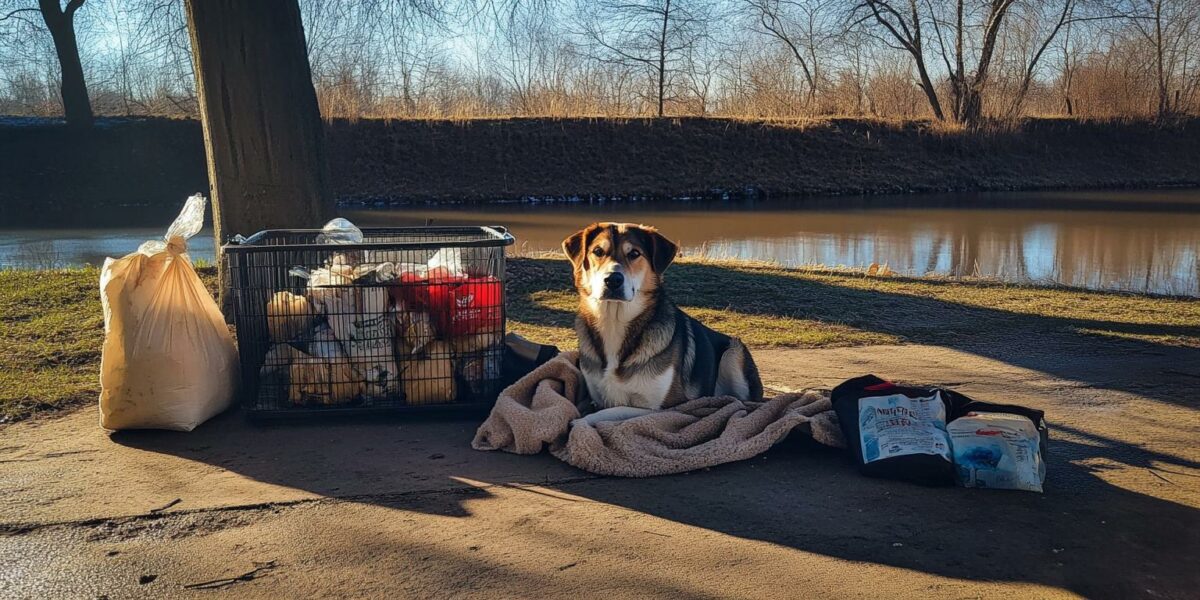 Abandoned Pup Finds Joy in Unexpected Hero