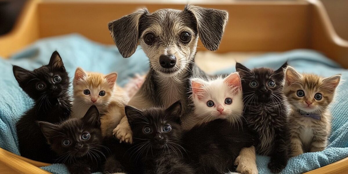 An Unlikely Hero: How a Tiny Dog Became the Ultimate Kitten Mom