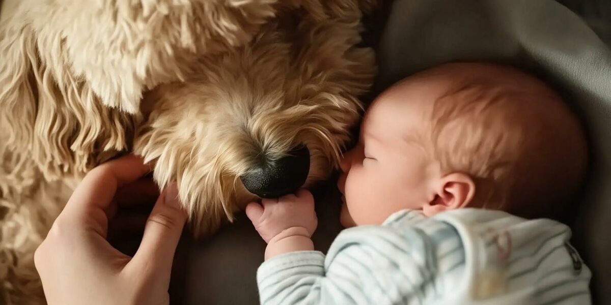 Discover the Unbreakable Bond Between a Goldendoodle and His New Baby Brother