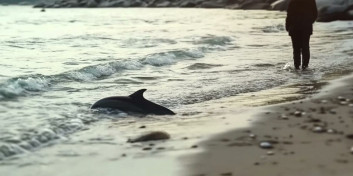 Dog's Heroic Act Saves Baby Dolphin in Peril