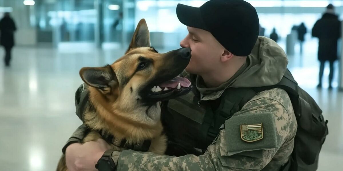 Emotional Reunion: Military Dog and Handler Reunite After Years Apart