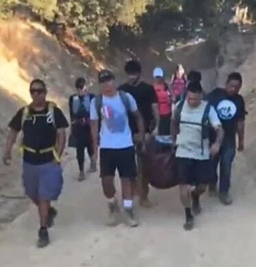 Milagro en la montaña: cómo extraños se unieron para salvar a un pastor alemán indefenso-1