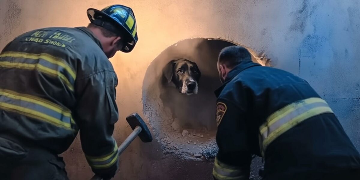 Rescuers' Heroic Mission: Saving a Curious Canine from the Brink