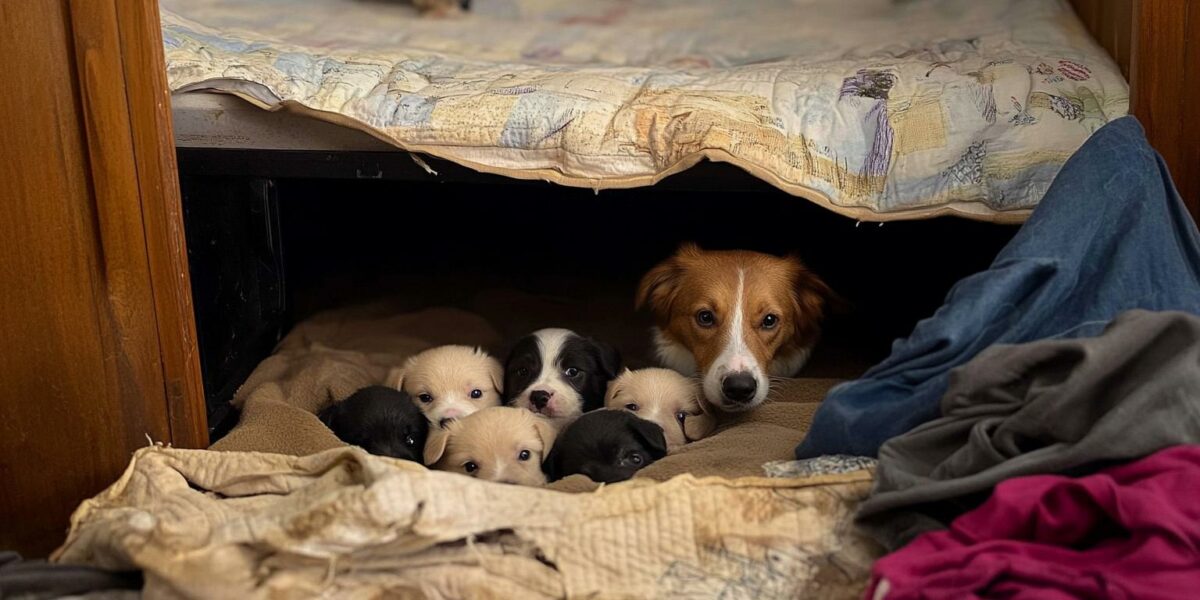 Stray Dog's Unexpected Treasure Trove Inside an Old Mattress