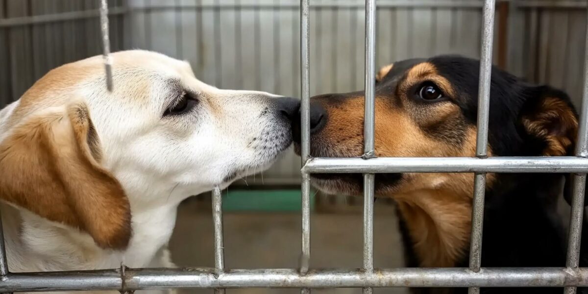 The Unbreakable Bond Between Two Shelter Dogs That Will Tug at Your Heartstrings