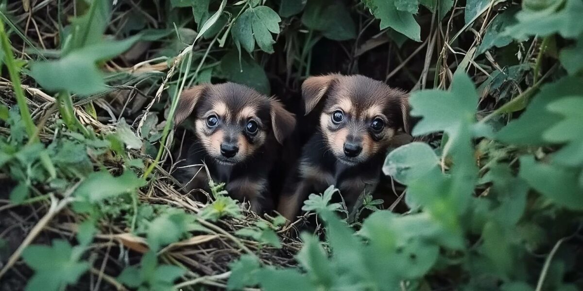 Two Orphaned Puppies' Struggle for Survival Will Tug at Your Heartstrings