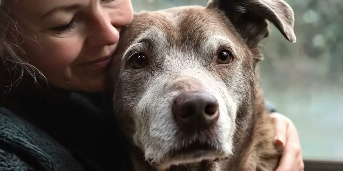 Woman's Life Transformed by Unexpected Discovery After Adopting Senior Dog