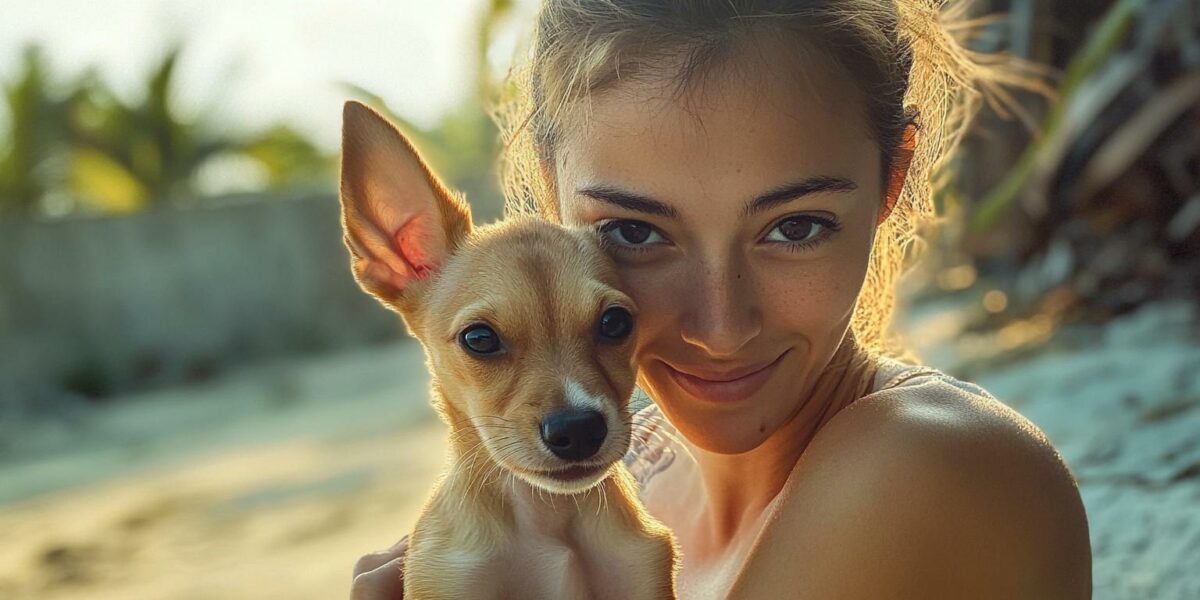 A Woman's Unexpected Bond with a Pup on Holiday