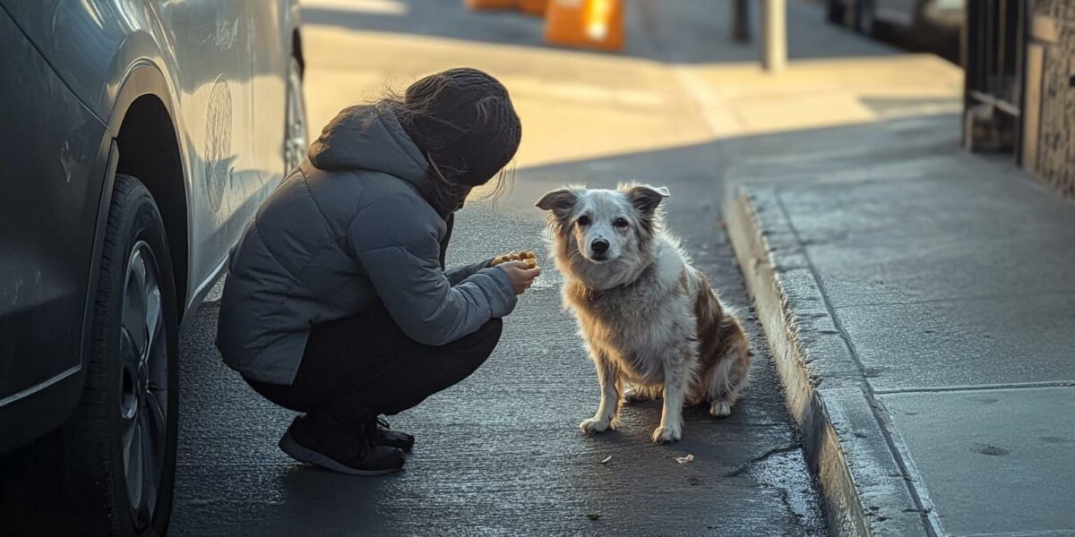 An Unlikely Hero Steps In To Save Stray Pup When All Hope Seemed Lost