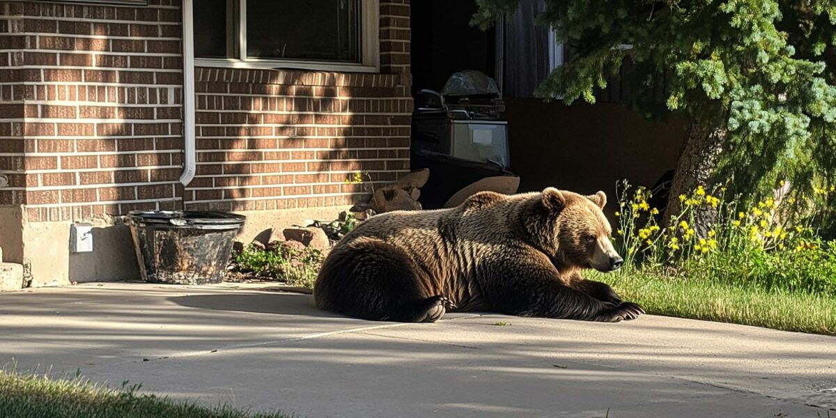 Curious Neighbors Discover Surprising Visitor Relaxing on Porch