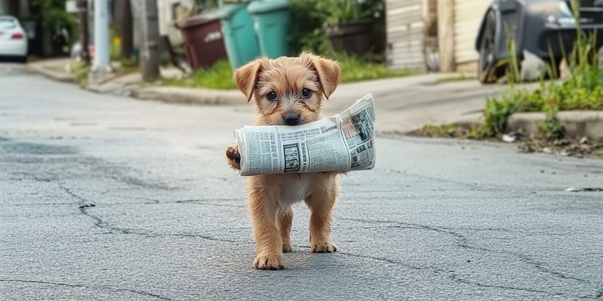 From Streets to Joy: How One Stray Puppy’s Determination Captured Hearts