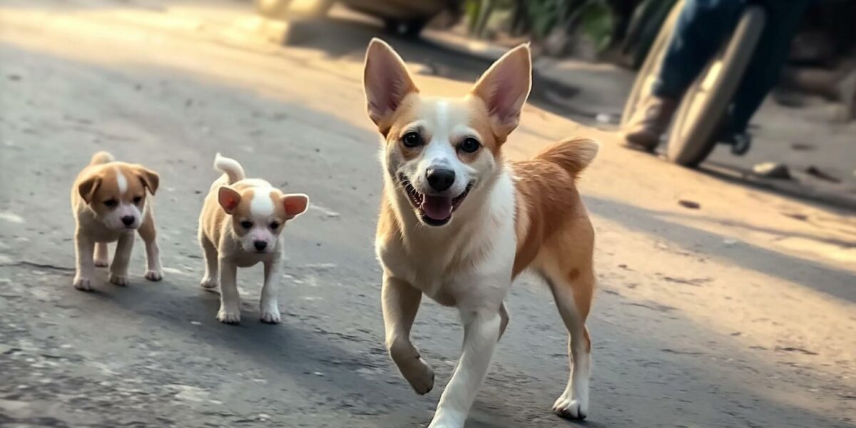 Mom Dog's Desperate Plea Leads Rescuer to Heart-Melting Discovery