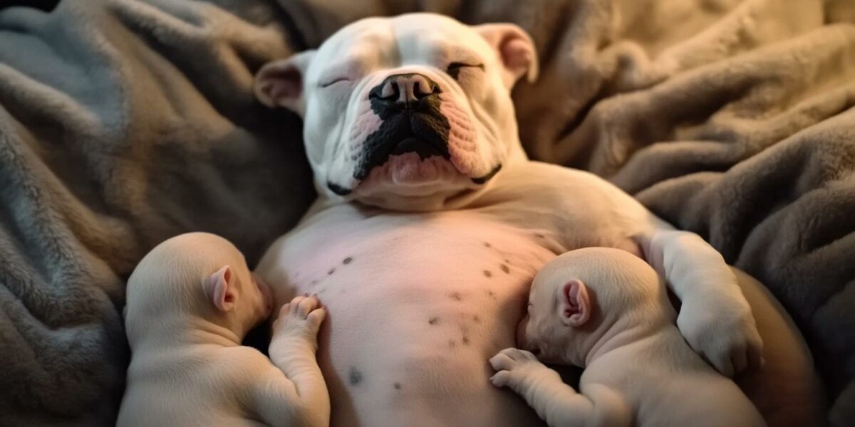 New Mom Dog's Unwavering Love for Her Pups Will Melt Your Heart