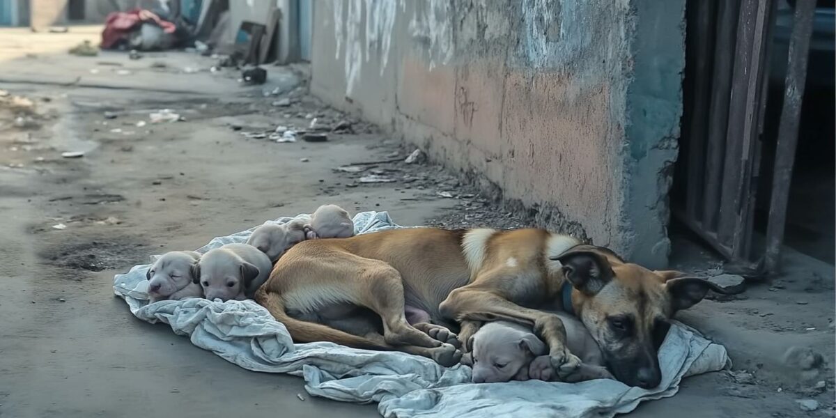 Rescuers' Emotional Journey: From Despair to Hope for a Starving Mom Dog and Her Puppies