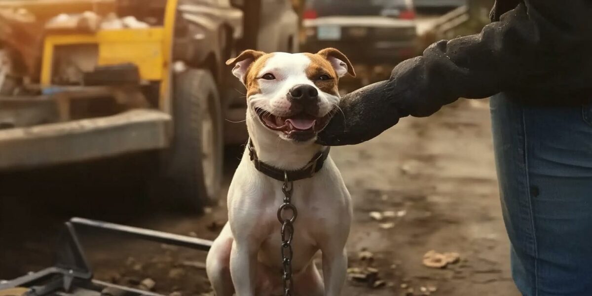 Rescuer's Unexpected Encounter With a Chained Dog Will Tug at Your Heartstrings